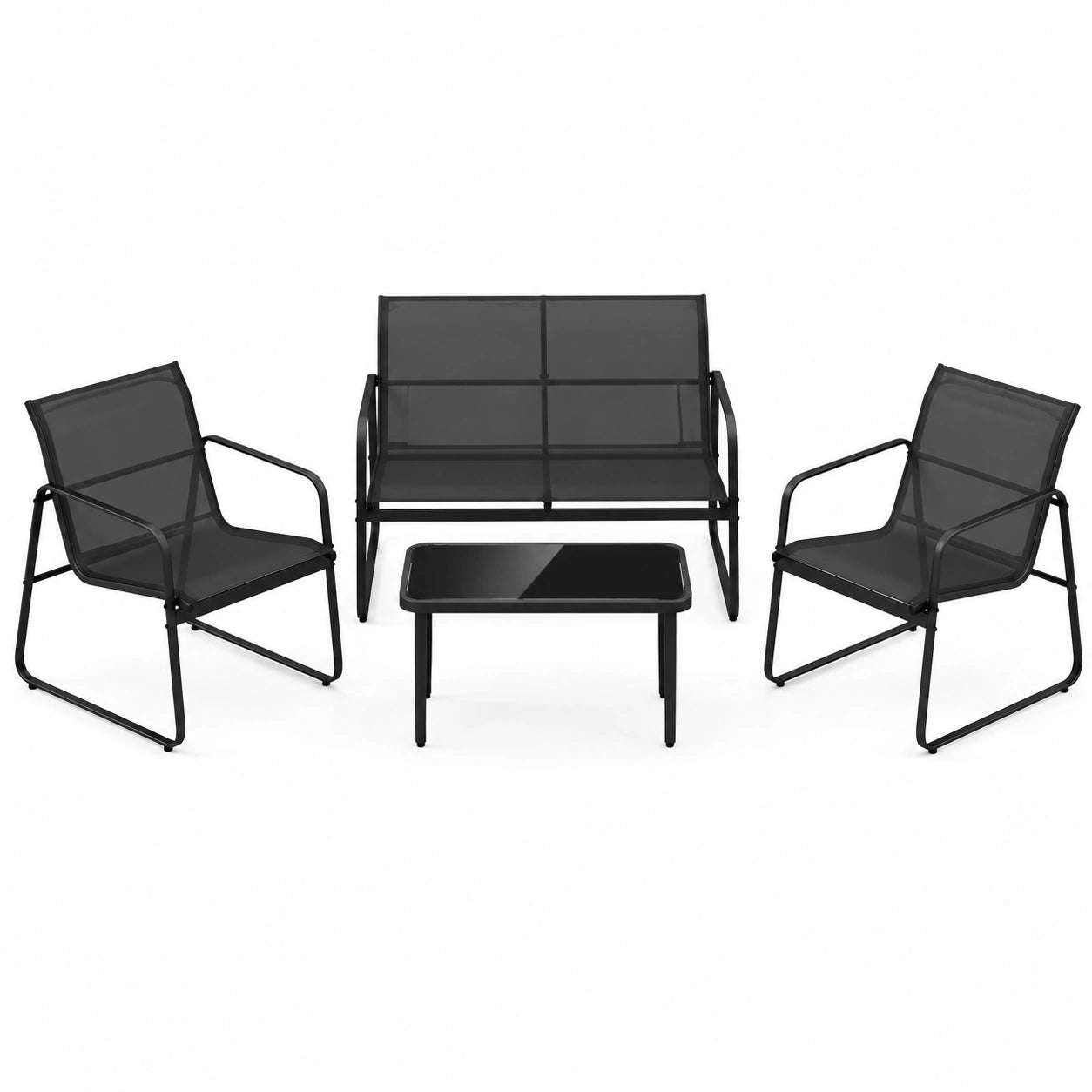 Ensemble de Salon Extérieur 4 Pièces pour Cour