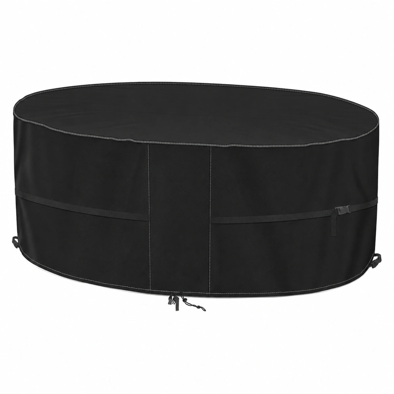 Housse de Table Ronde Imperméable 230x80 cm Anti-UV