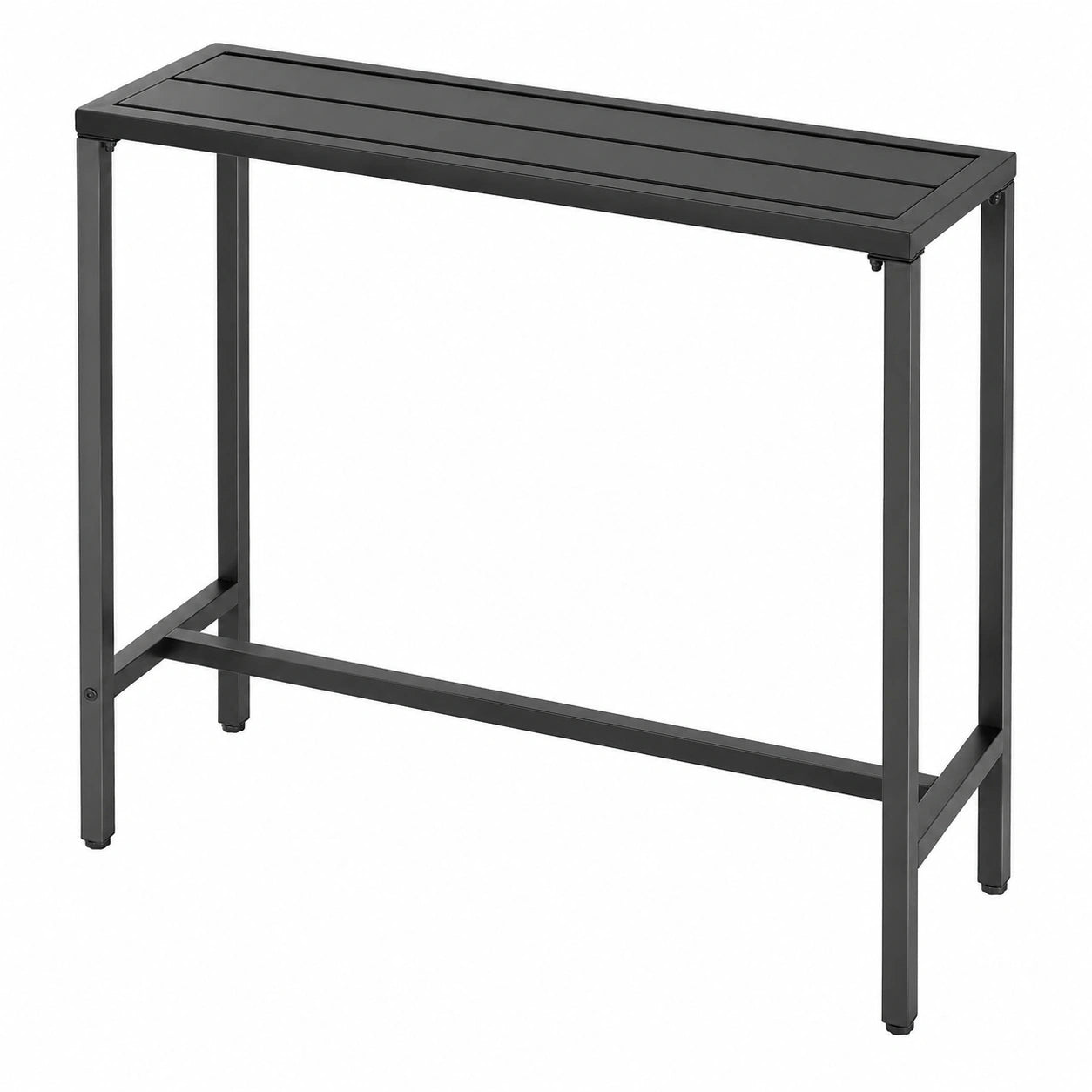 Table de Bar Extérieure Rectangulaire avec Plateau Étanche