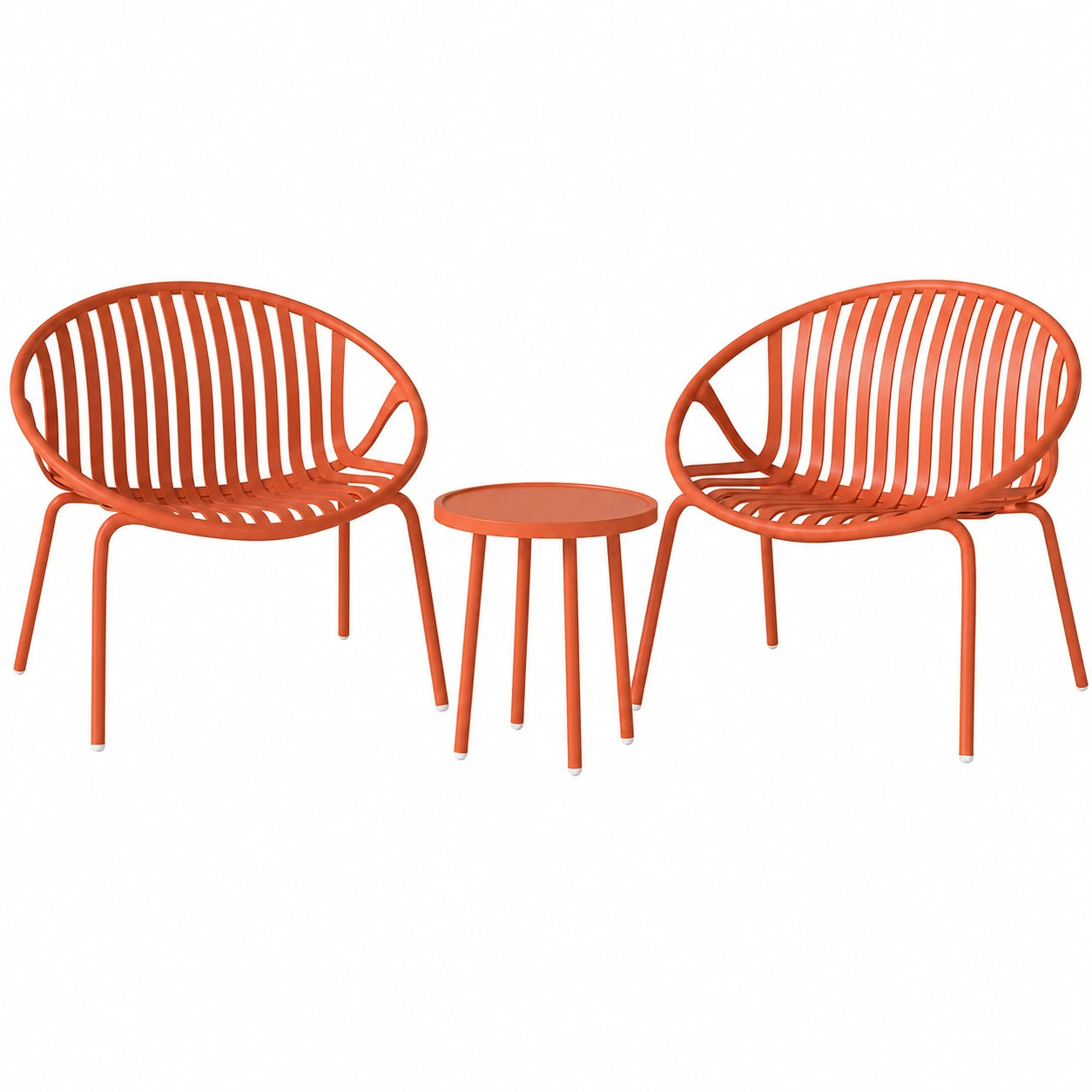 Ensemble de Mobilier de Jardin 3 Pièces pour Terrasse et Piscine