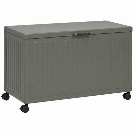 Coffre de rangement extérieur 510L étanche et mobile pour jardin