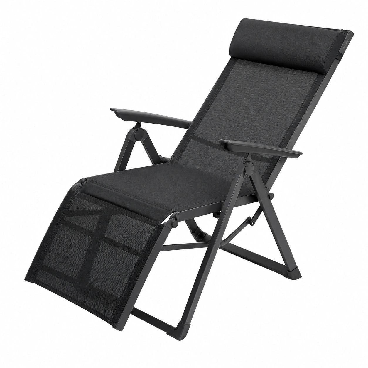 Fauteuil de jardin inclinable en aluminium pour extérieur