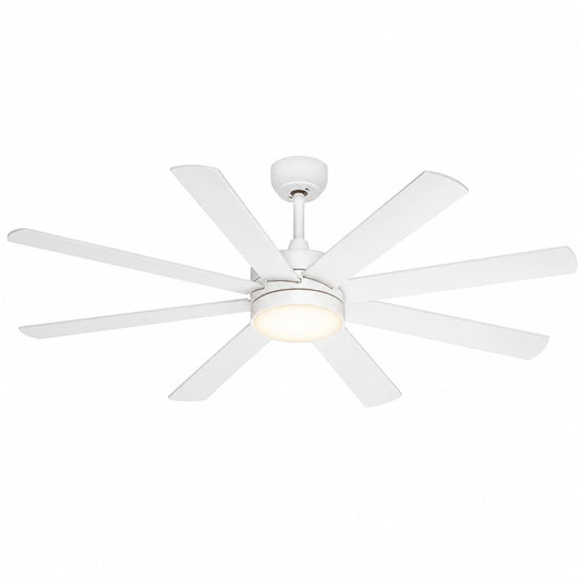 Ventilateur de Plafond Moderne avec Éclairage et Télécommande Intégrée