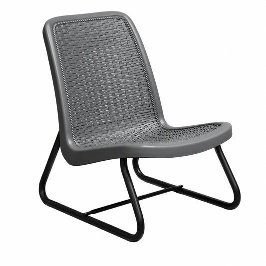 Ensemble de Mobilier de Jardin en Rotin Synthétique pour 2 Personnes