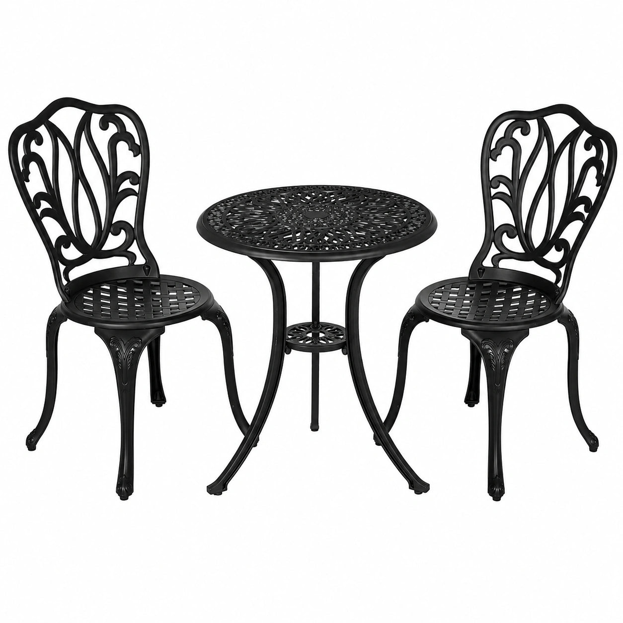 Ensemble de Mobilier de Jardin avec Parasol